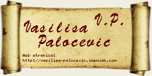 Vasilisa Paločević vizit kartica